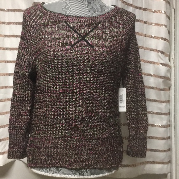 Allen B Colorful Knitted Sweater - Picture 1 of 6